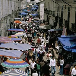 Street market, Old town, Quito, Ecuador, South America