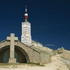 The summit of Mont Ventoux in Vaucluse, Provence, France, Europe