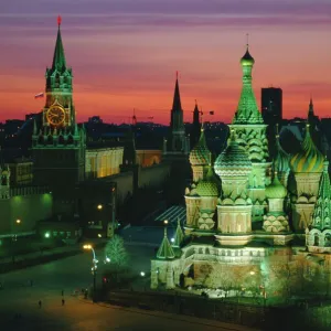 Sunset over Red Square