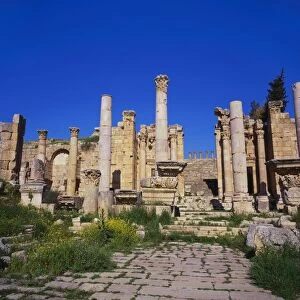 Temple of Artemis, Jerash, Jordan, Middle East