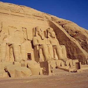 The Temple of Re-Herakhte for Ramses II which was moved when the Aswan High Dam was built