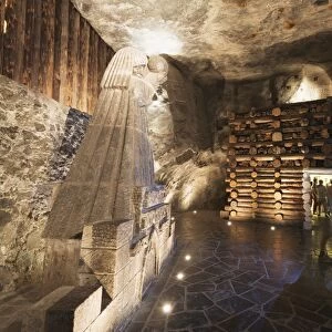 Tourist route, Wieliczka Salt Mine, UNESCO World Heritage Site, Krakow, Malopolska, Poland, Europe