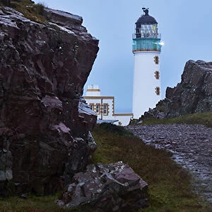 A track leading to Rua Reidh lighthouse, near Gairloch, Wester Ross, Scotland