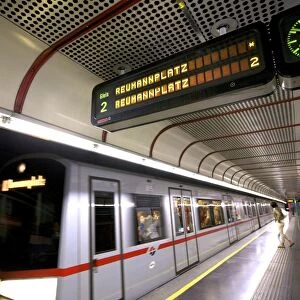 U-Bahn, Vienna, Austria, Europe