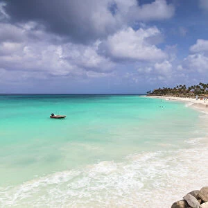 View of Divi Beach, Aruba, Lesser Antilles, Netherlands Antilles, Caribbean, Central