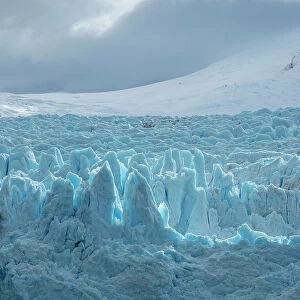 A view of the Garibaldi Glacier in Albert de Agostini National Park in the Cordillera Darwin mountain range, Chile