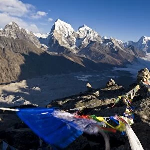 View from Gokyo Ri, 5300 metres, Dudh Kosi Valley, Solu Khumbu (Everest) Region, Nepal, Himalayas, Asia