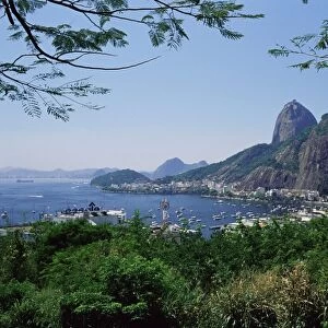 View of Pao de Acucar (Sugar Loaf), Rio de Janeiro, Brazil, South America