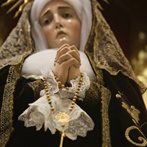 Virgin Mary statue, San Jeronimos church, Madrid, Spain, Europe