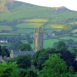 Widecombe in the Moor, Dartmoor, Devon, England, UK