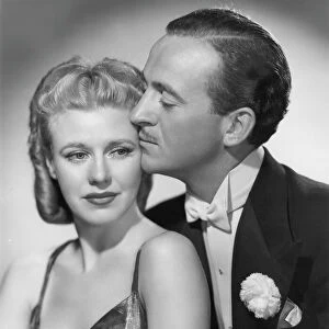Ginger Rogers and David Niven in Garson Kanins Bachelor Mother (1939)