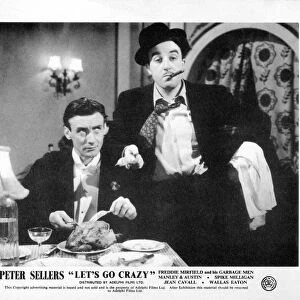 Spike Milligan and Peter Sellers in Alan Cullimores Lets Go Crazy (1951)