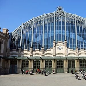 Estacio del Nord railway station in Barcelona, Spain