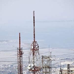 Telecommunications tower in Erice, Sicily, Italy