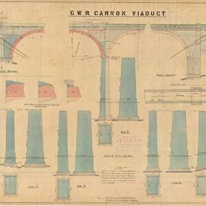 Bridges and Viaducts Fine Art Print Collection: Carnon Viaduct