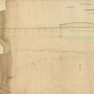 Bridges and Viaducts Metal Print Collection: Royal Albert Bridge