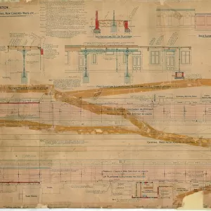 G. E. R Bury St Edmunds Station - Proposed Extension of Platforms, New Ways etc [c1892]