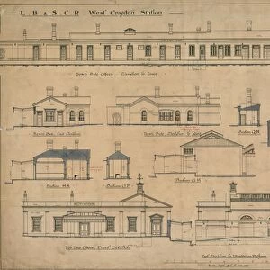 L. B. & S. C. R. - West Croydon Station - Drawing No 6038