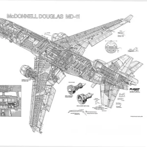 Boeing MD-11 Cuatway Poster