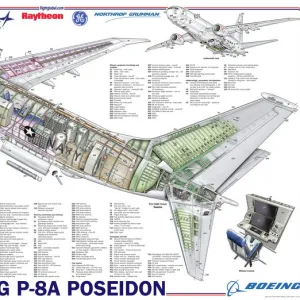 Popular Themes Collection: Boeing Cutaway