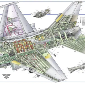 Korea Aerospace T-50 Cutaway Poster