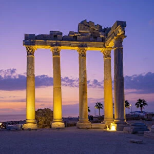 Apollo Temple at Dusk, Side, Turkey