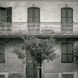 Architectural details in Calvi on the island of Corsica in France