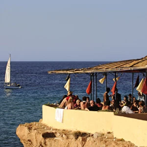 Ashram Sunset Restaurant, Cala Conta, Ibiza, Ibiza and Formentera, Balearic Islands