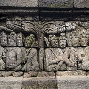 Asia, Indonesia, Java, Yogyakarta, Magelang, Borobudur, or Barabudur, a 9th-century