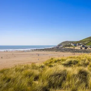 Beach at Croyde, Devon, England, UK