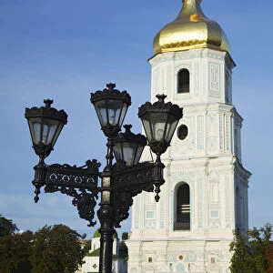Bell tower of St Sophias Cathedral, Kiev, Ukraine