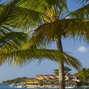 British Virgin Islands, Virgin Gorda, Saba Rock, Saba Rock Resort and Restaurant