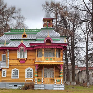 Bugrovs wooden house (1880s), Volodarsk, Nizhny Novgorod region, Russia