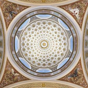 Ceiling of The National Library of Finland, Helsinki, Finland