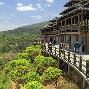 China, Guangxi Province, Longsheng, Long Ji rice terrace lookout point