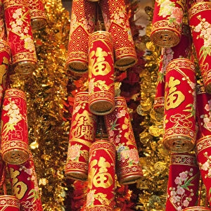 China, Hong Kong, Chinese New Year Decorations