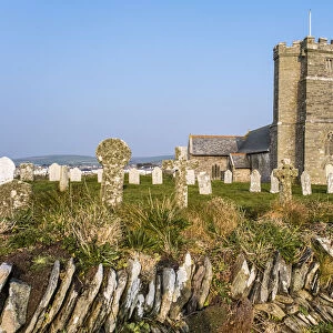 Church at Tintagel, Cornwall, England, UK