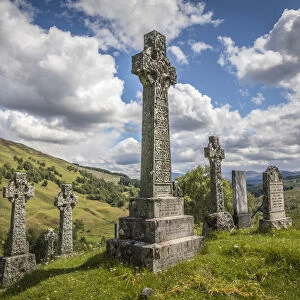 Cille Choirill Cemetery at Achluachrach, Roy Bridge, Highlands, Scotland, Great Britain