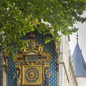 The clock tower (Tour de l Horloge), Conciergerie, Paris, France