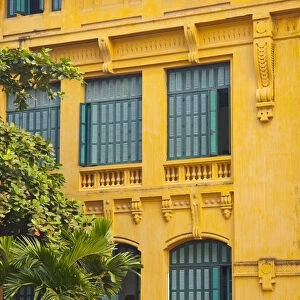 Colonial buildings near the Presidential Palace, Ba Dinh district, Hanoi, Vietnam