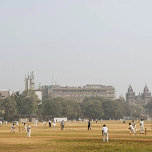 Cricket at Oval Maidan, Mumbai, India