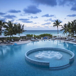 Cuba, Varadero, Swimming pool at The Melia Las Americas Hotel on Varadero beach