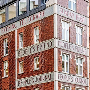 DC Thomson Newspaper Publisher's Building, Fleet Street, London, England, United Kingdom
