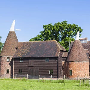 England, Kent, Converted Oast Houses near Tunbridge Wells