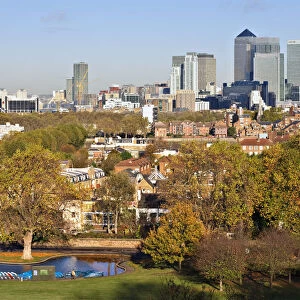 England, London, Greenwich, Royal Greenwich Park, National Maritime Musuem, and Canary