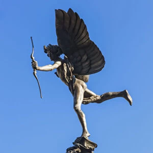 England, London, Piccadilly Circus, Eros Statue