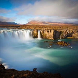 Europe, Iceland, Region Nordurland eystra, Godafoss waterfall