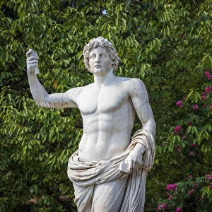 europe, Italy, Latium. Rome, a statue in the Vatican Gardens