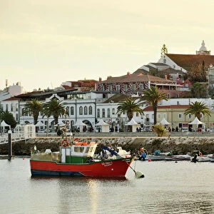 Fishing harbour of Lagos, Algarve. Portugal