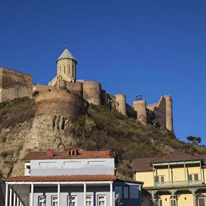Georgia, Tbilisi, Narikala Fortress above Old town